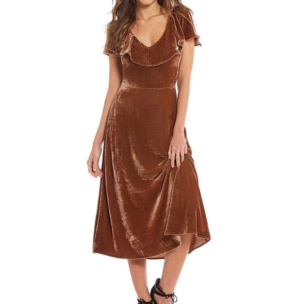 Gianni Bini Velvet Dress